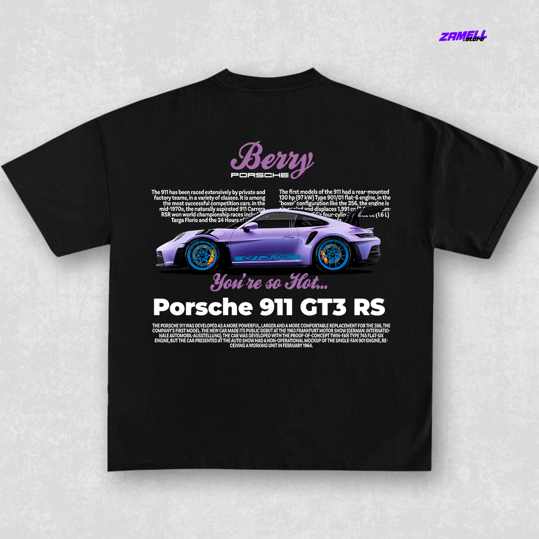 Porsche 911 GT3 Berry - t-shirt design