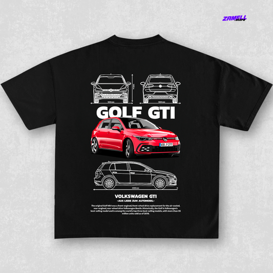 Volkswagen Golf GTI MK7 Red - t-shirt design