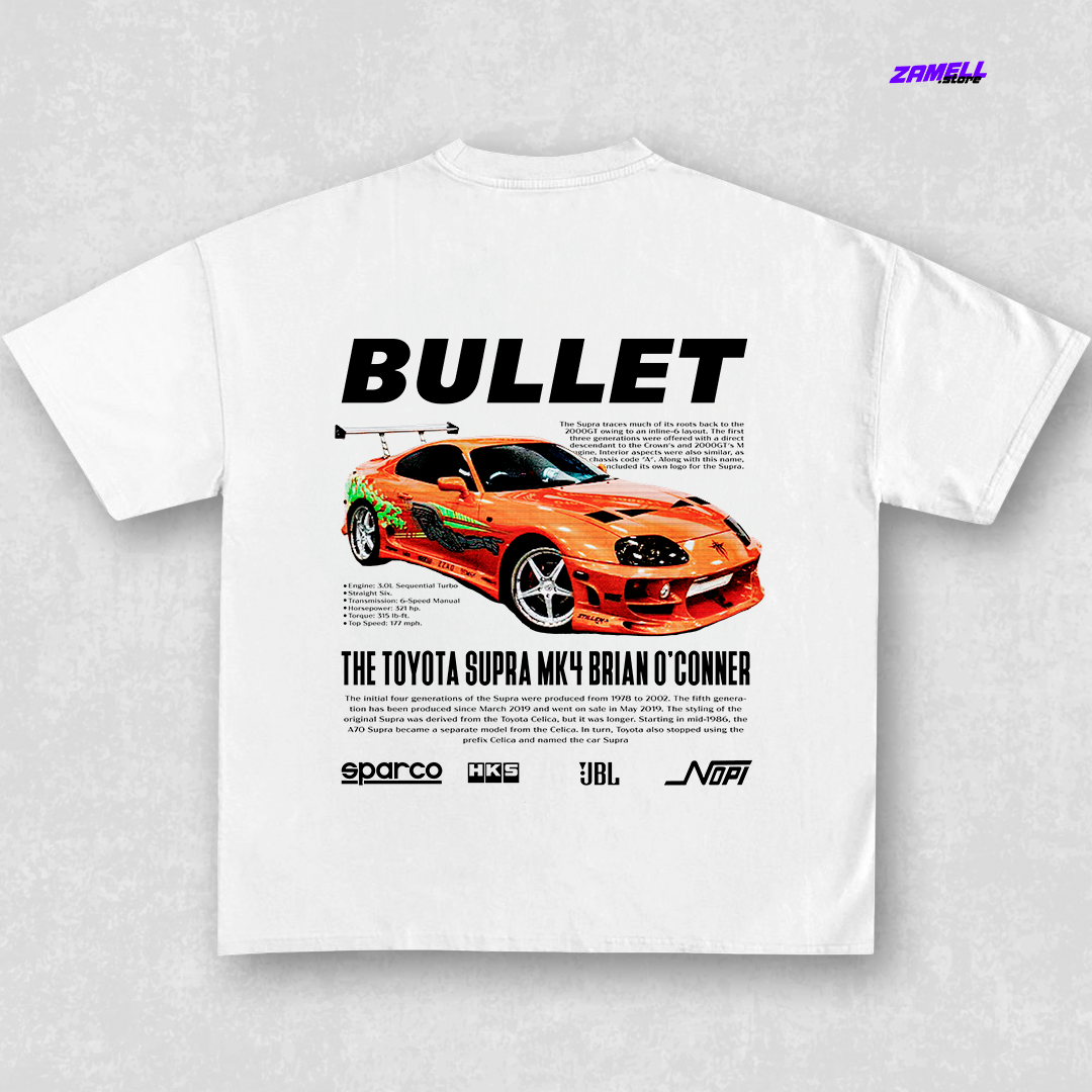 Toyota Supra MK4 Bullet - t-shirt design