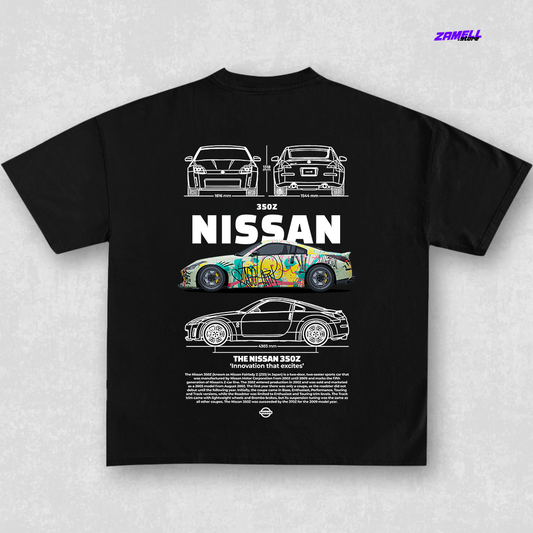 Template Nissan 350z - t-shirt design