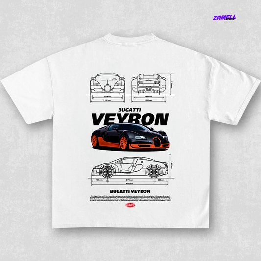 Bugatti Veyron - t-shirt design