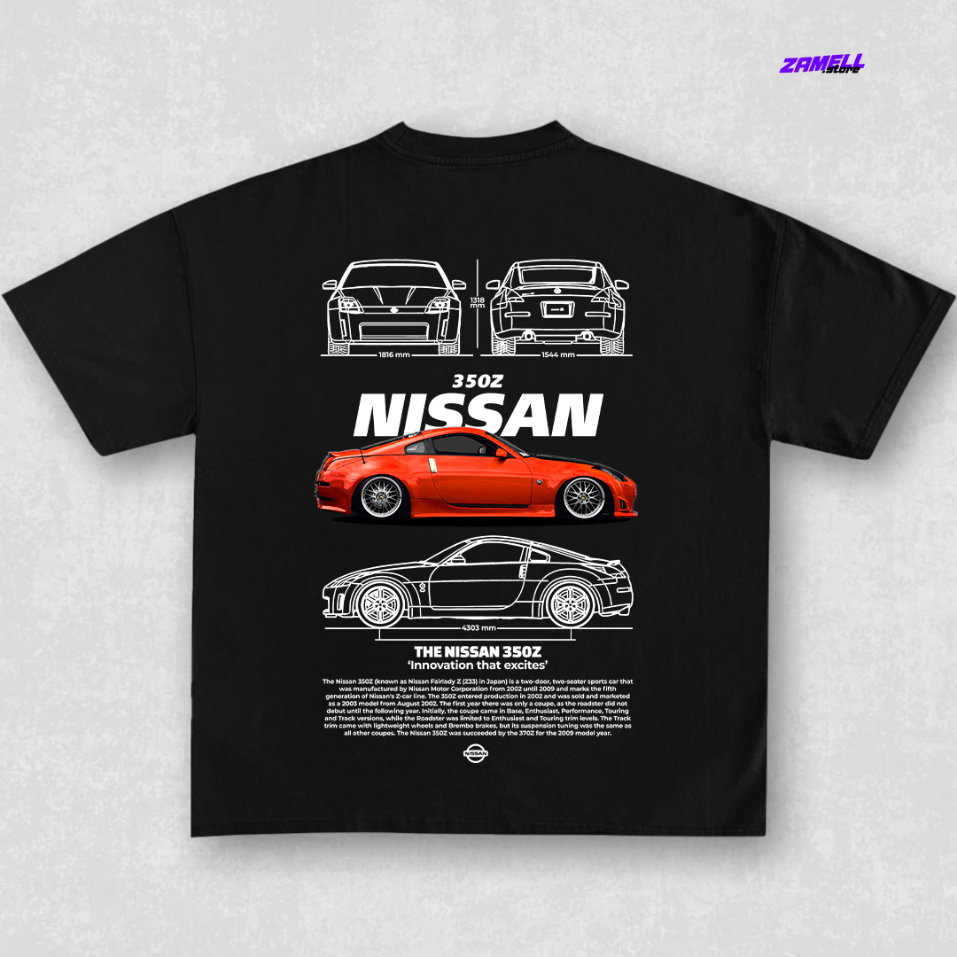 Template Nissan 350z - t-shirt design