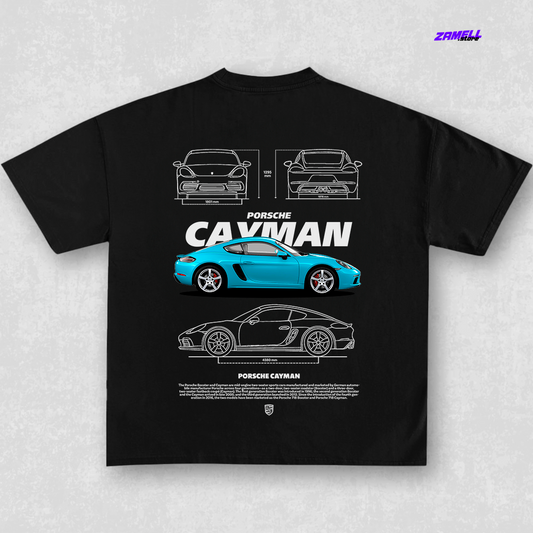 Porsche Cayman - t-shirt design