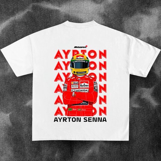 Ayrton Senna - t-shirt design