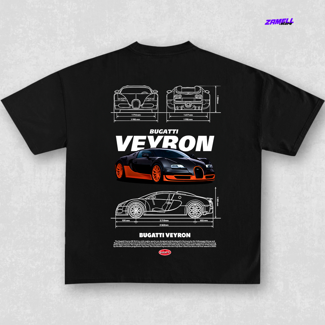 Bugatti Veyron - t-shirt design