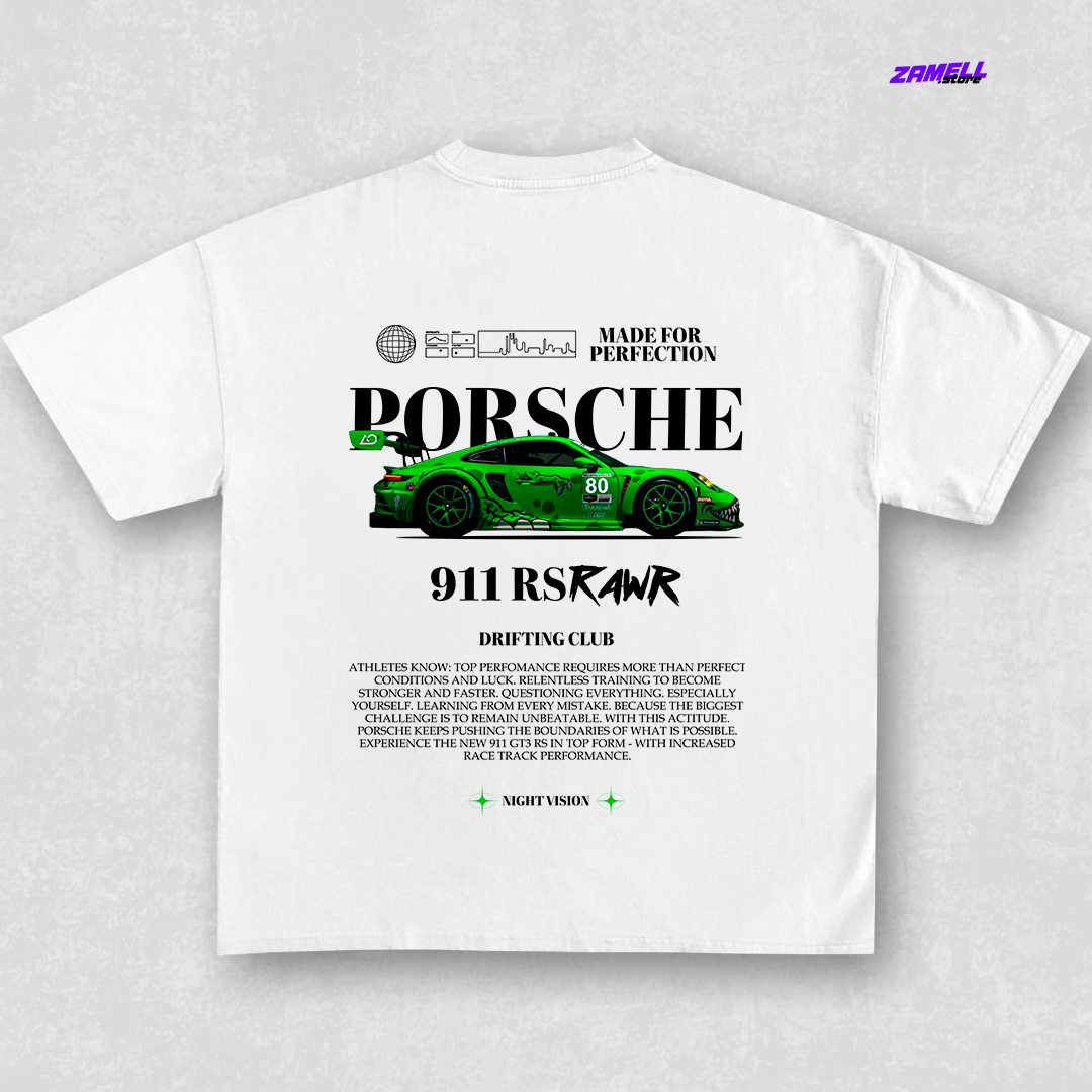 Porsche 911 Rs Rawr - t-shirt design