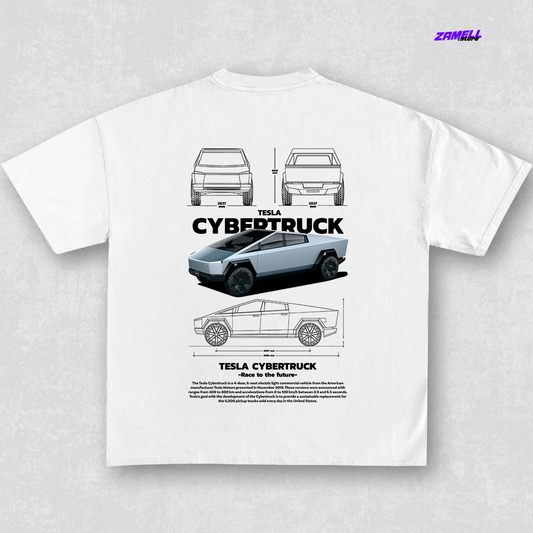 Tesla Cybertruck - t-shirt design