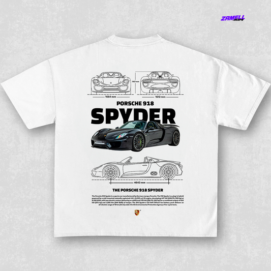 Porsche 918 Spyder - t-shirt design