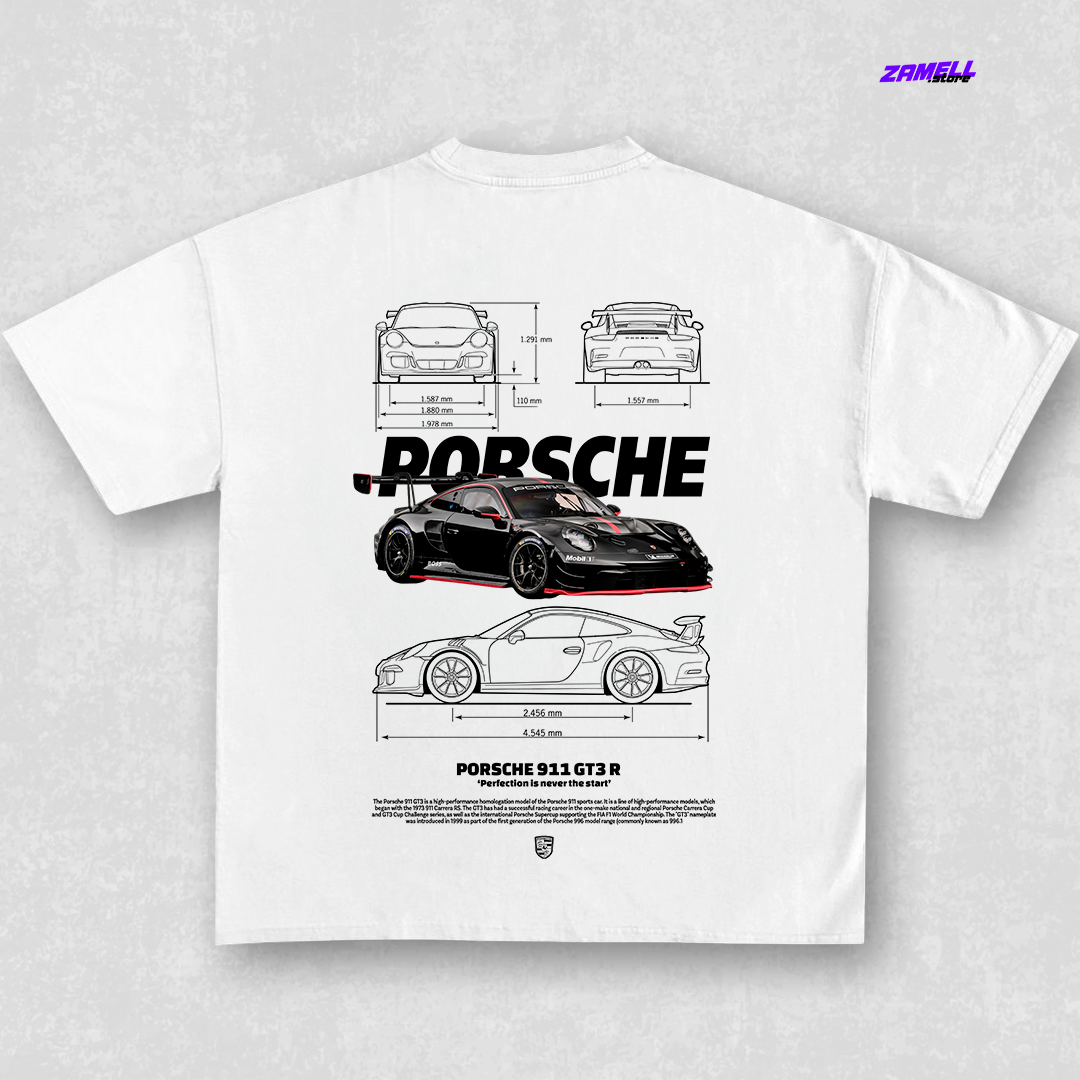 Porsche 911 GT3 R - t-shirt design