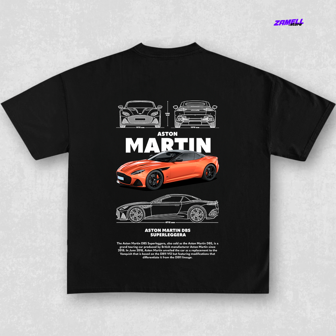 Aston Martin DBS Superleggera - t-shirt design