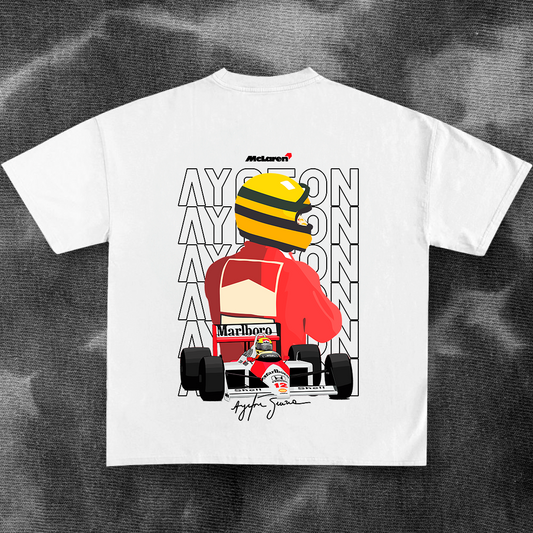 Ayrton Senna - t-shirt design