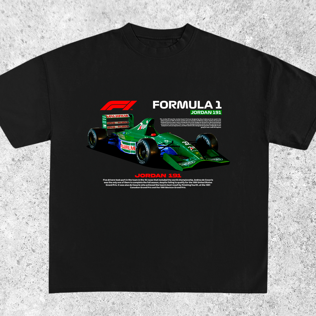 Jordan 191 Car formula 1 - t-shirt design