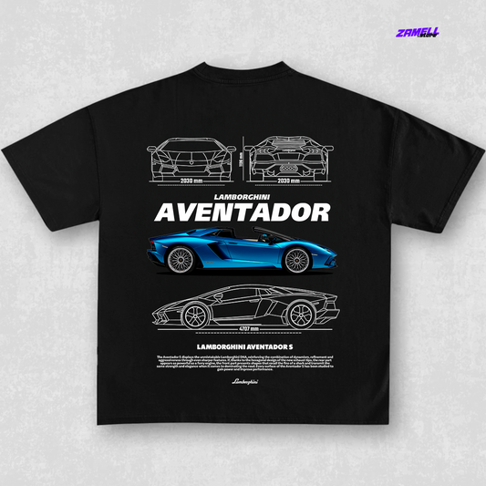 Lamborghini Aventador S - t-shirt design