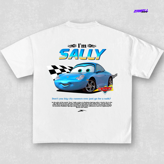 Sally Cars movie - t-shirt design