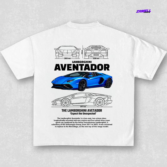 Lamborghini Aventador - t-shirt design