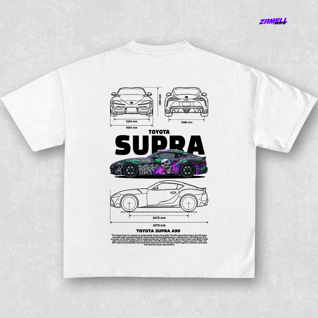 Toyota Supra A90 Joker - t-shirt design