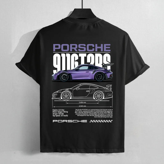 Porsche 911 GT3 purple - t-shirt design