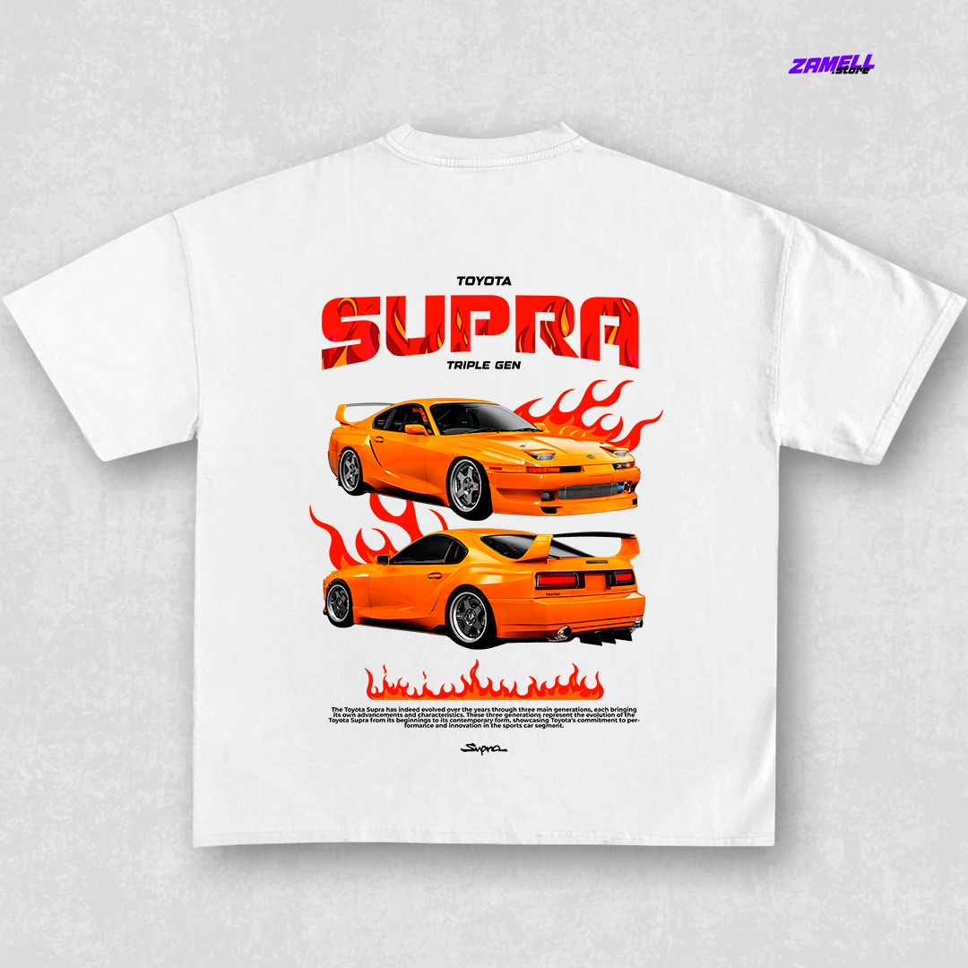 Toyota Supra Triple Gen - t-shirt design