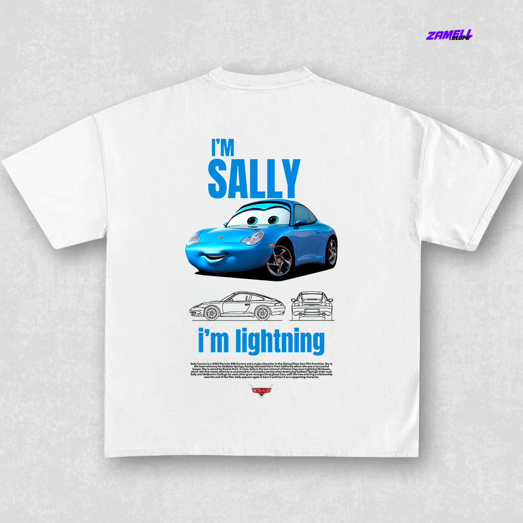 Sally Carrera Cars movie - t-shirt design