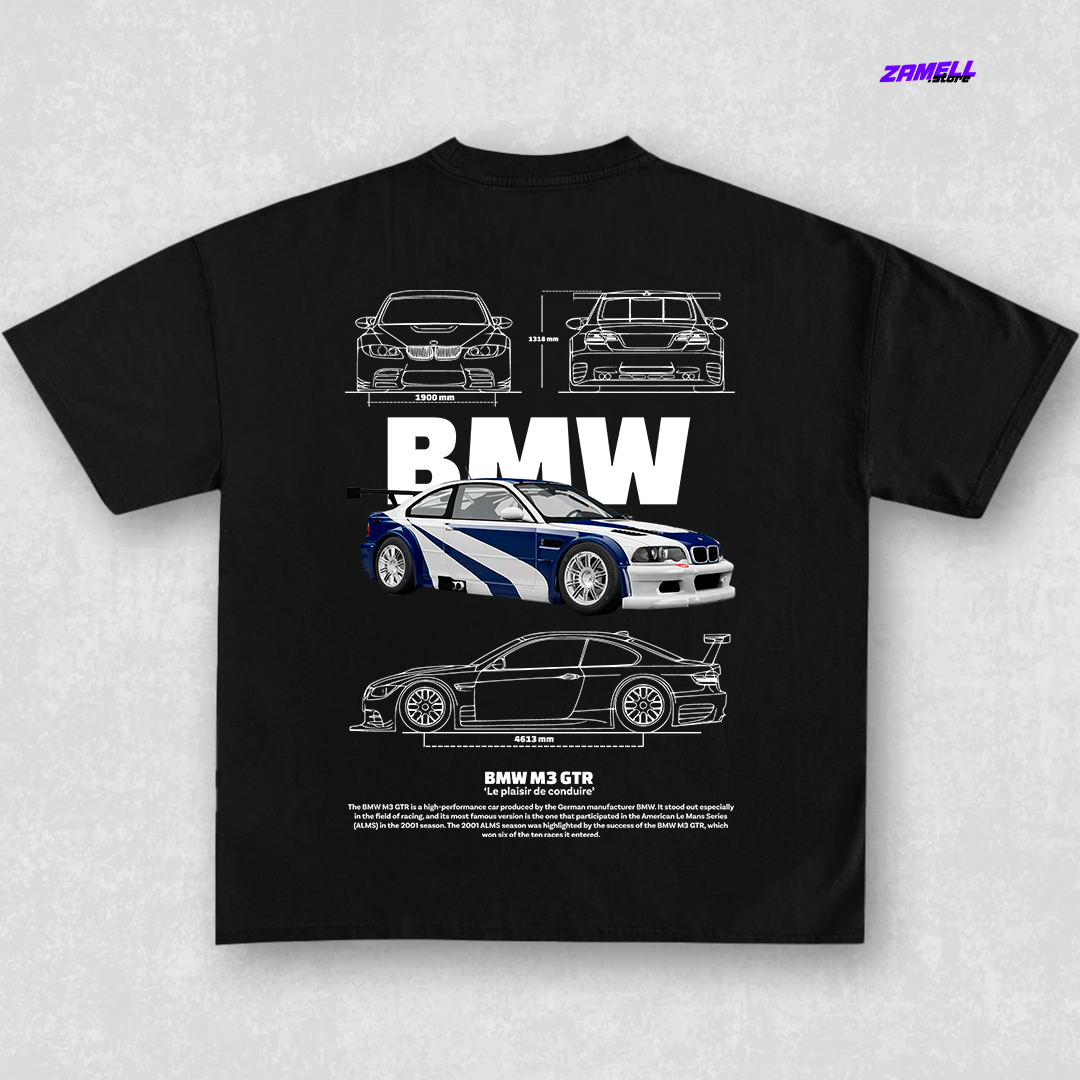 BMW M3 GTR Most Wanted - t-shirt design