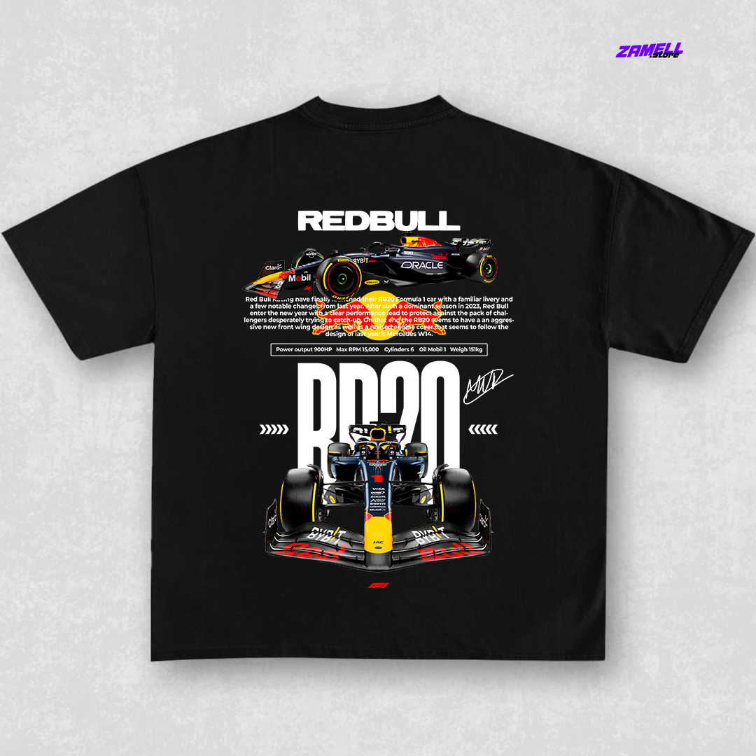 Red Bull RB20 Car Formula 1 2024 - t-shirt design