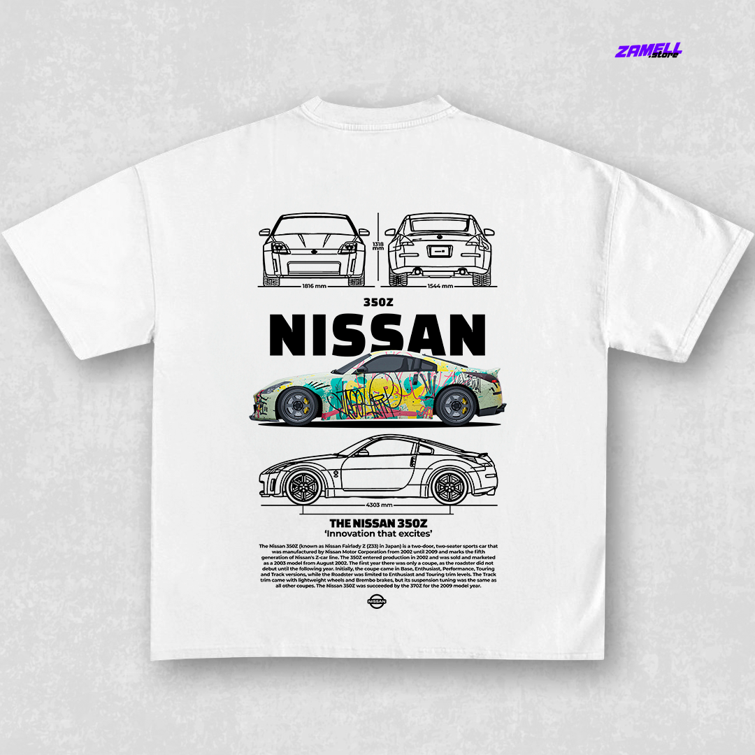 Template Nissan 350z - t-shirt design