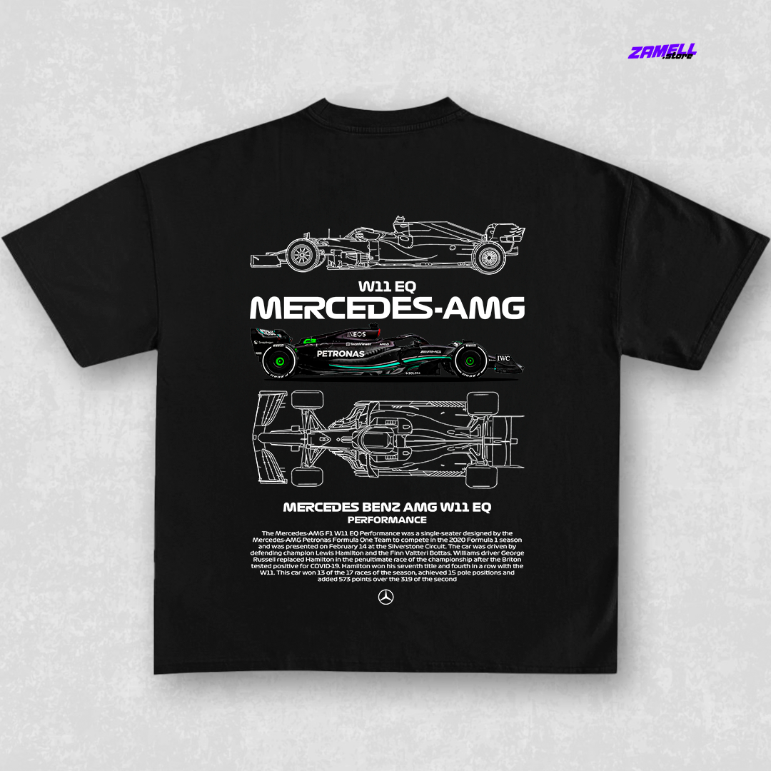 Template Mercedes-Benz Scuderia Formula 1 - t-shirt design