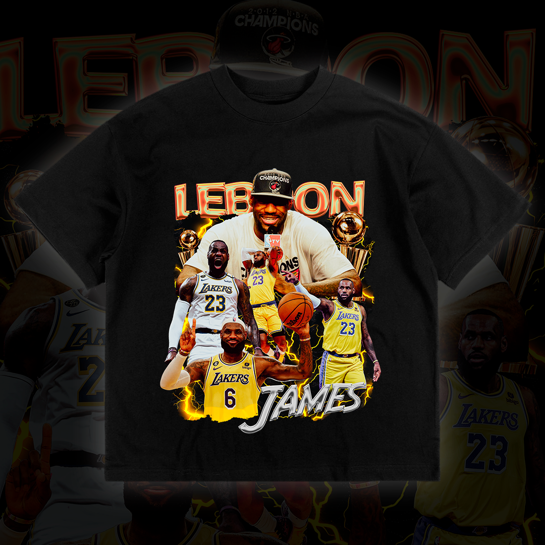 Lebron James Bootleg - t-shirt design