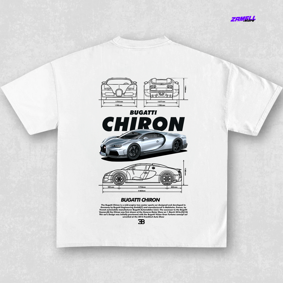 Bugatti Chiron - t-shirt design