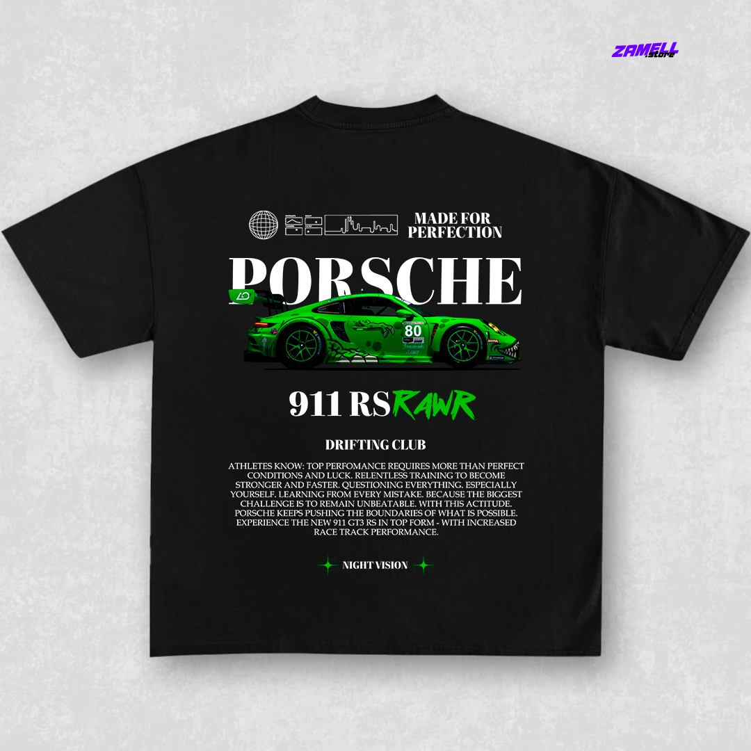 Porsche 911 Rs Rawr - t-shirt design