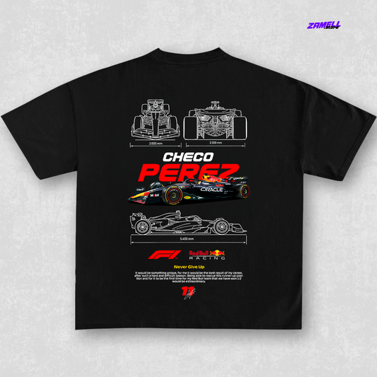 Sergio Checo Perez Formula 1 - t-shirt design