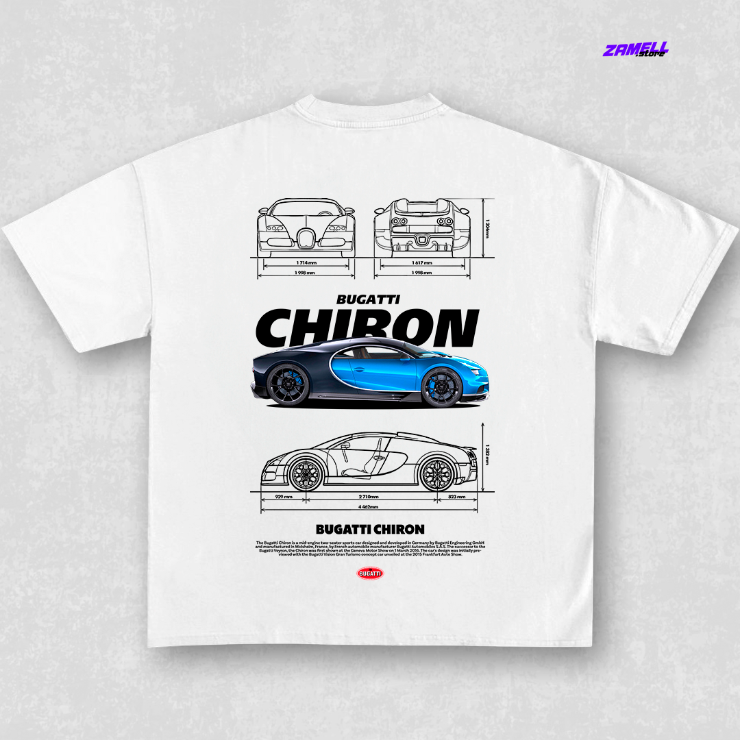 Bugatti Chiron - t-shirt design