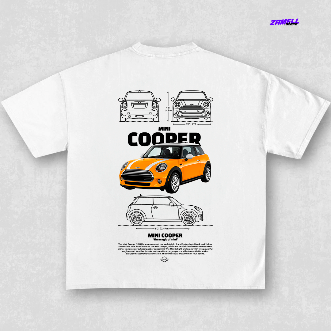 Template Mini Cooper - t-shirt design