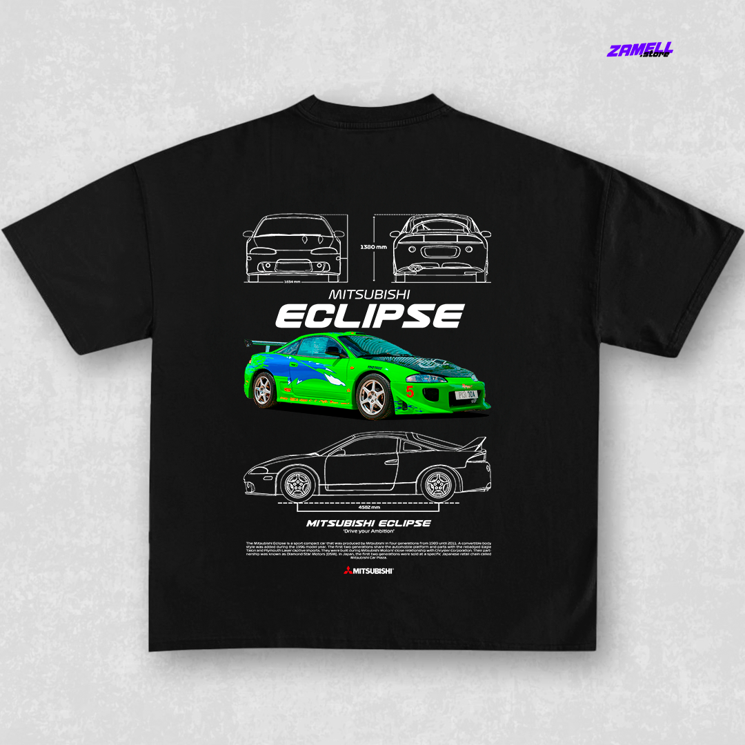 Template Mitsubishi Eclipse - t-shirt design