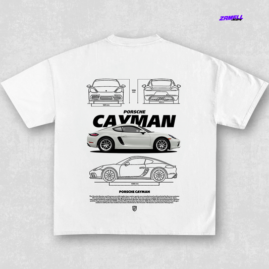 Porsche Cayman - t-shirt design