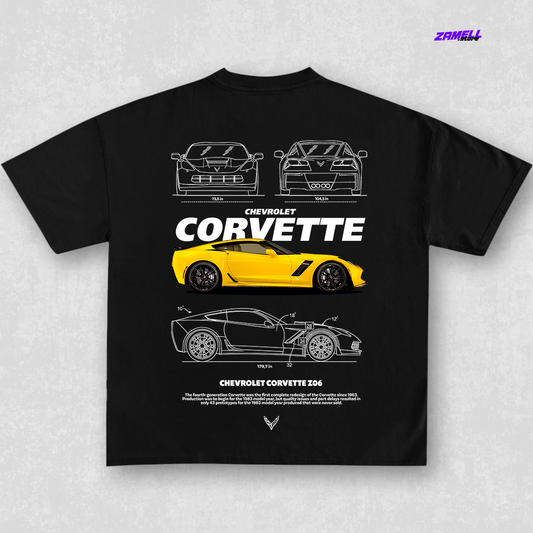 Chevrolet Corvette - t-shirt design