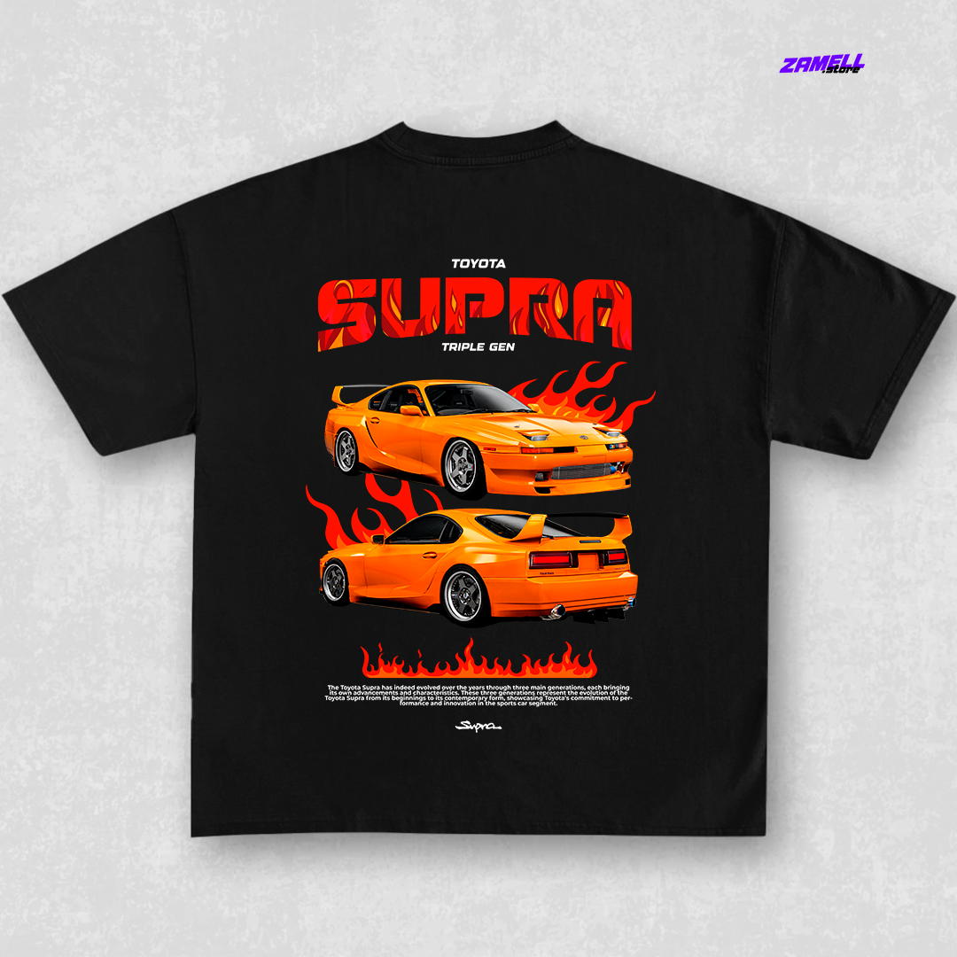 Toyota Supra Triple Gen - t-shirt design