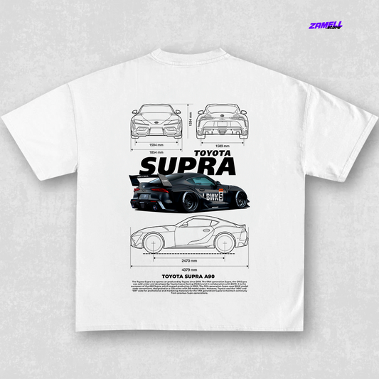 Toyota Supra A90 - t-shirt design