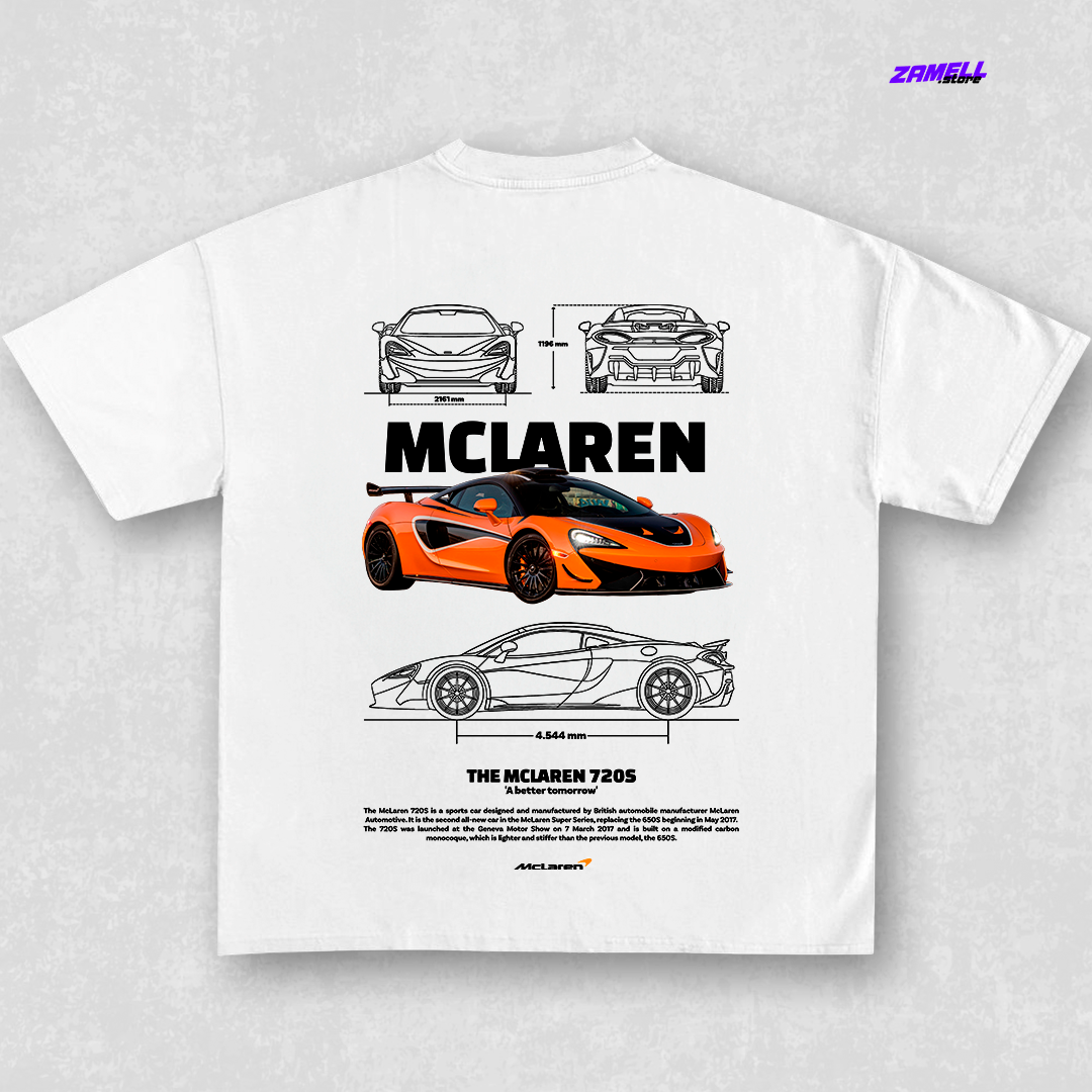 Mclaren 720s Orange - t-shirt design