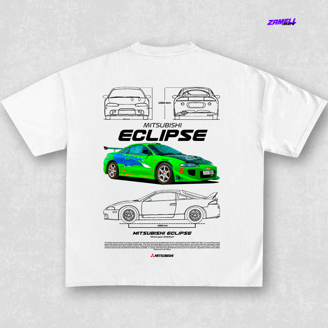 Template Mitsubishi Eclipse - t-shirt design