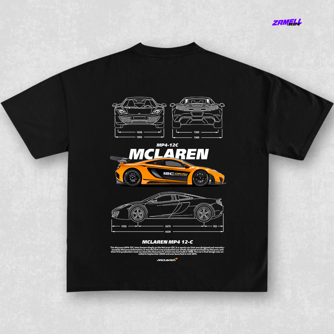 Template Mclaren MP4 12-C - t-shirt design