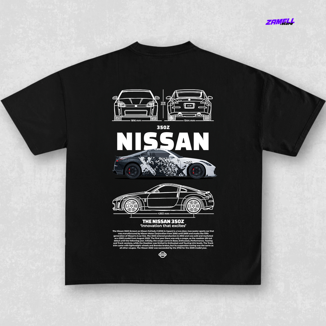 Template Nissan 350z - t-shirt design