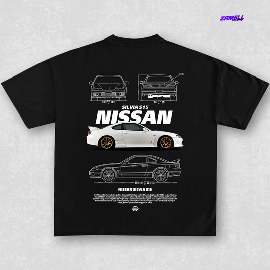 Template Nissan Silvia S14 - t-shirt design