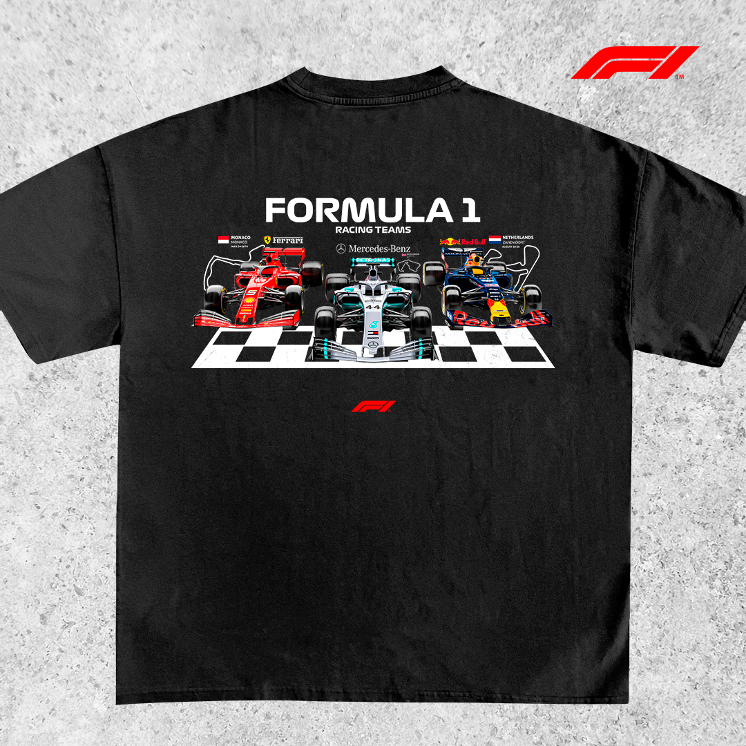 Formula 1 Scuderias - t-shirt design