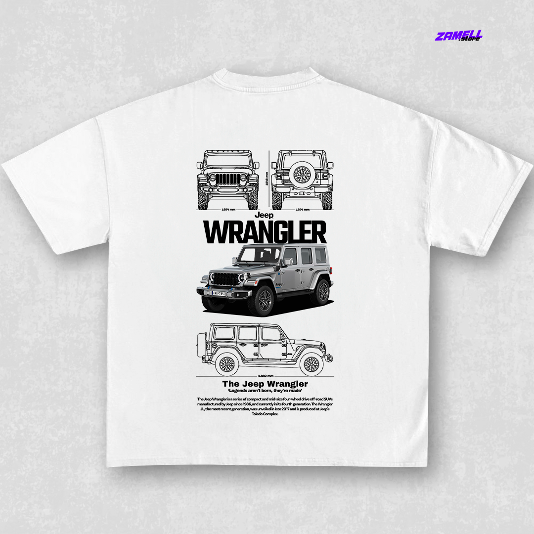 Jeep Wrangler - t-shirt design