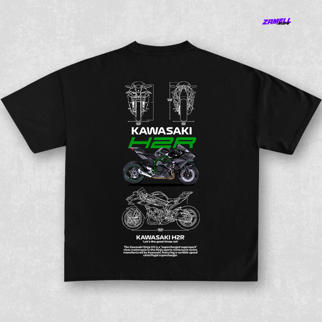 Kawasaki H2R - t-shirt design