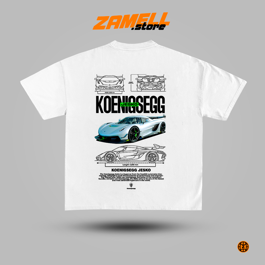 Koenigsegg Jesko - t-shirt design