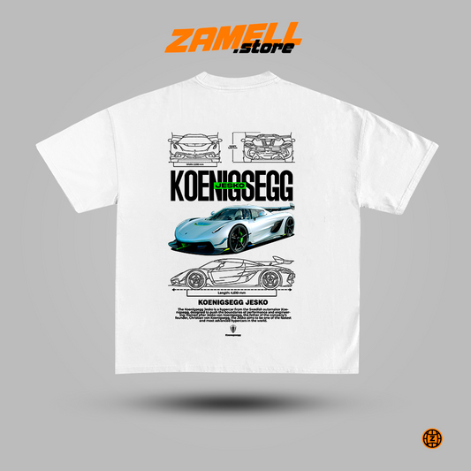 Koenigsegg Jesko - t-shirt design