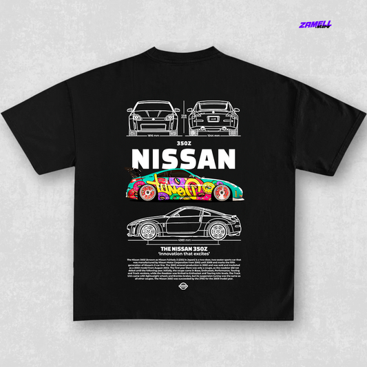 Nissan 350z Colors - t-shirt design