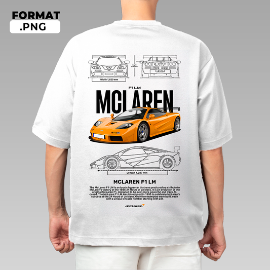 Mclaren LM F1 - t-shirt design